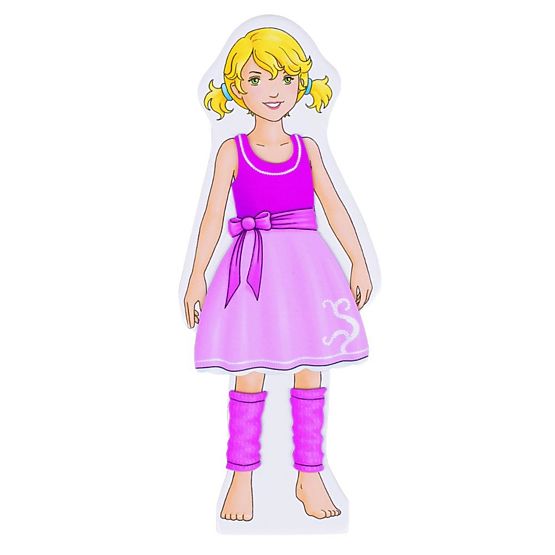 Puzzle magnétique - habiller une poupée