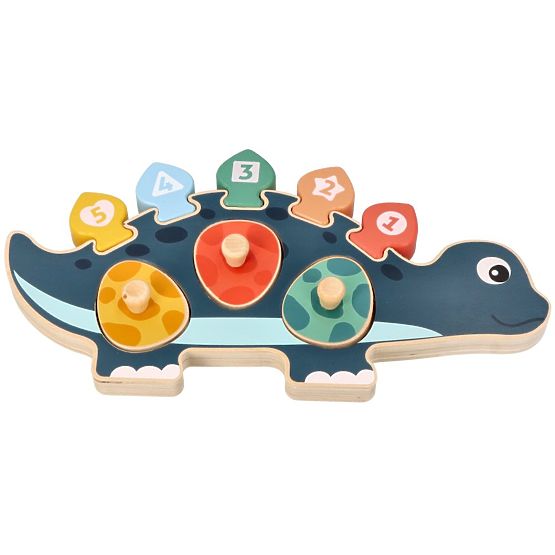 Puzzle maman dinosaure avec chiffres