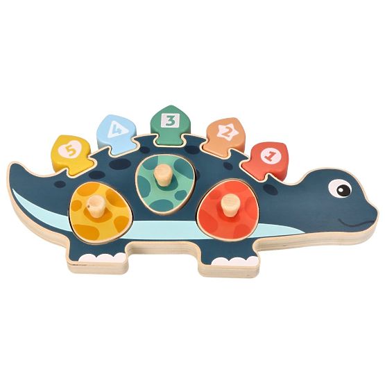 Puzzle maman dinosaure avec chiffres
