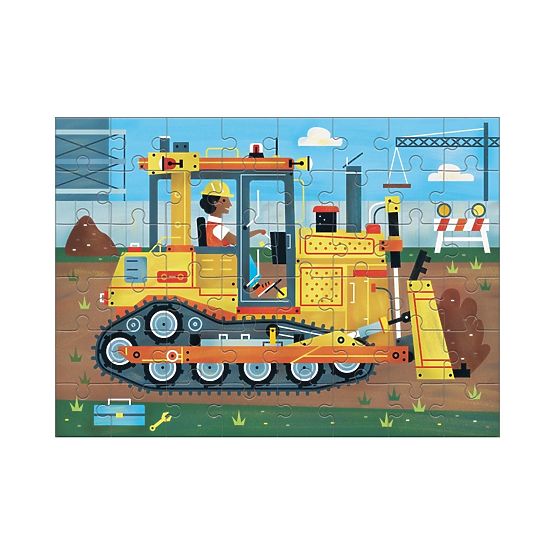 Puzzle Mudpuppy Bulldozer 48 pièces