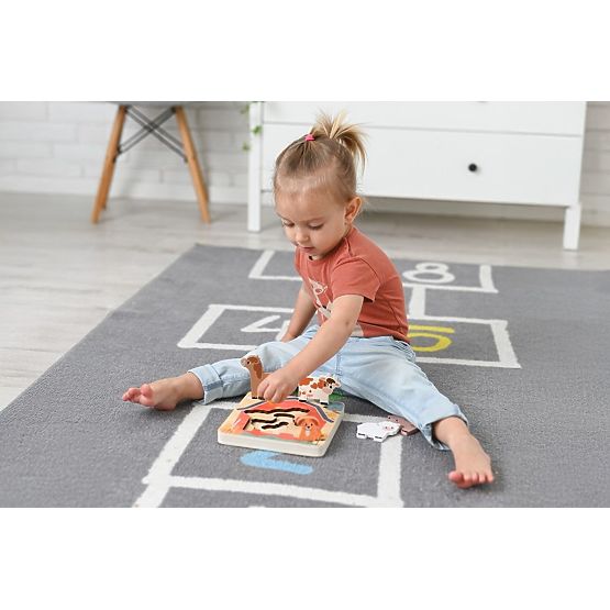 Puzzle multicouches animaux de la ferme