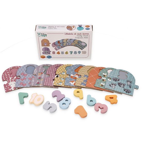Puzzle pour apprendre à compter de 1 à 10