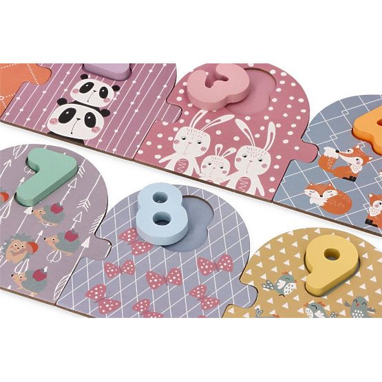 Puzzle pour apprendre à compter de 1 à 10
