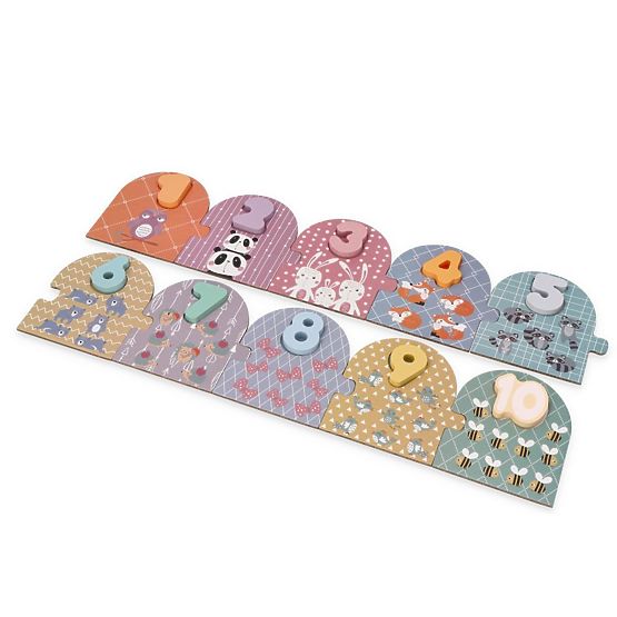 Puzzle pour apprendre à compter de 1 à 10