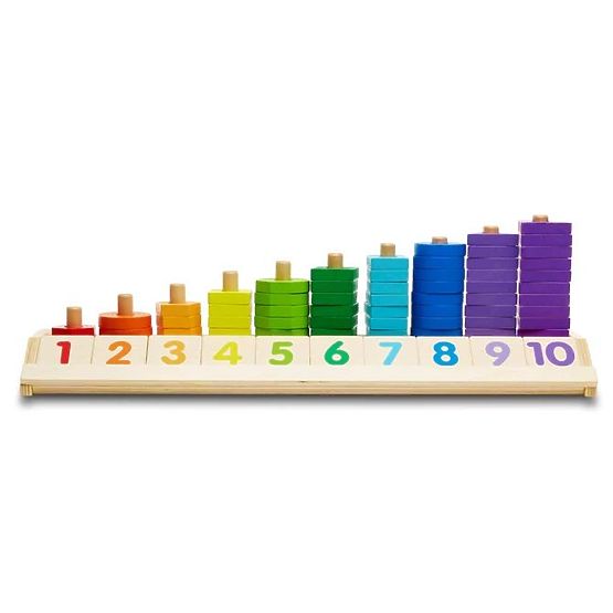 Puzzle pour apprendre à compter, les formes et les couleurs