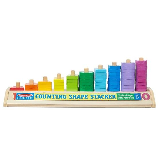 Puzzle pour apprendre à compter, les formes et les couleurs
