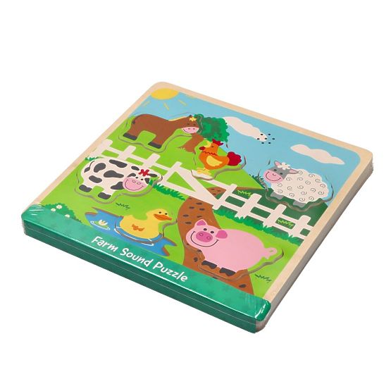 Puzzle sonore - animaux de la ferme