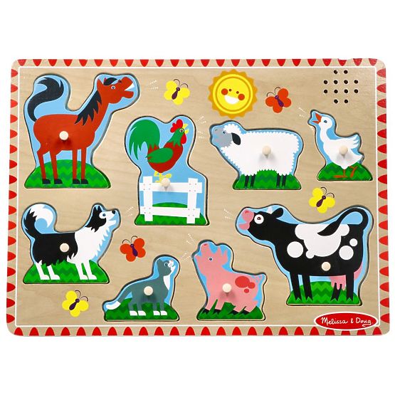 Puzzle sonore - Animaux de la ferme