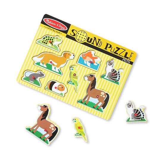 Puzzle sonore - Animaux domestiques