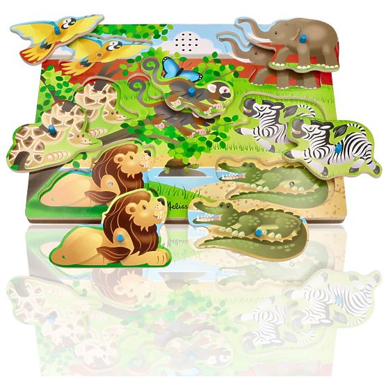 Puzzle sonore Animaux du Zoo