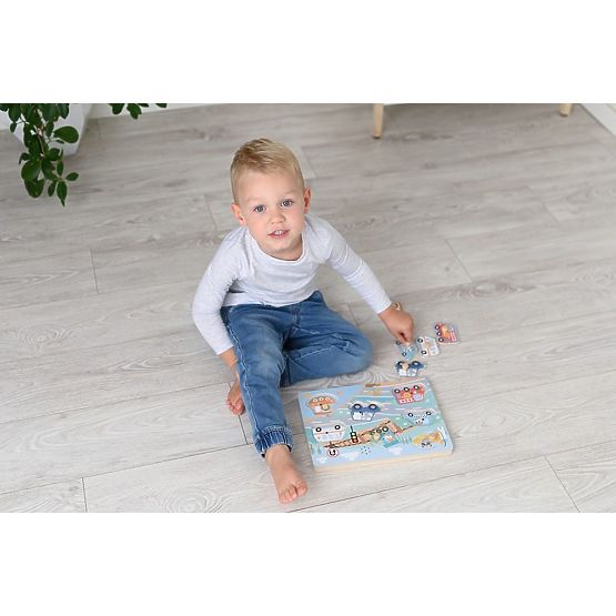 Puzzle sonore Véhicules