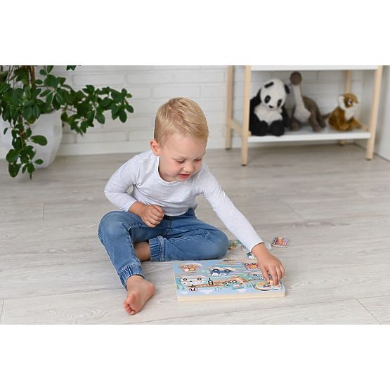 Puzzle sonore Véhicules