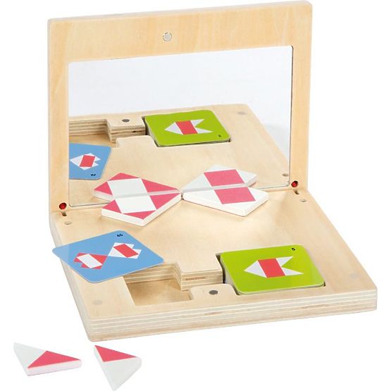 Puzzle symétrique avec miroir