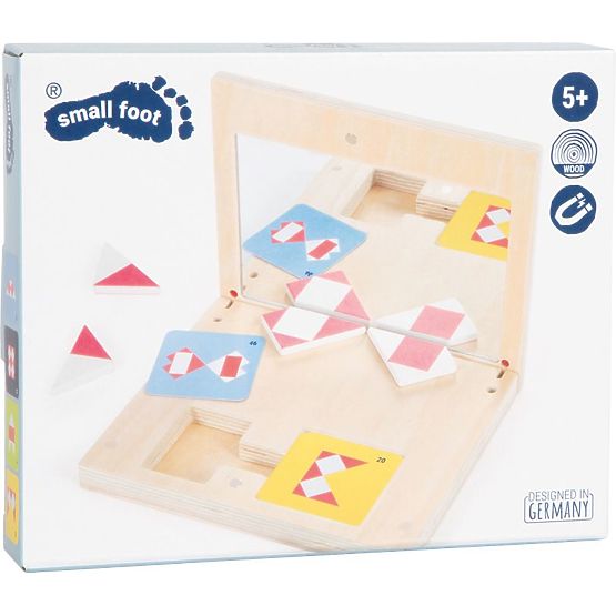Puzzle symétrique avec miroir