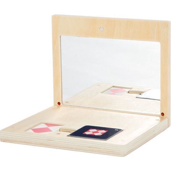 Puzzle symétrique avec miroir