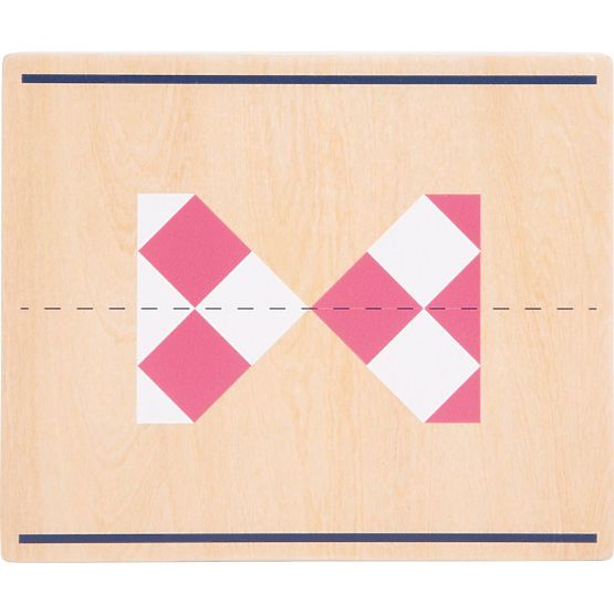 Puzzle symétrique avec miroir