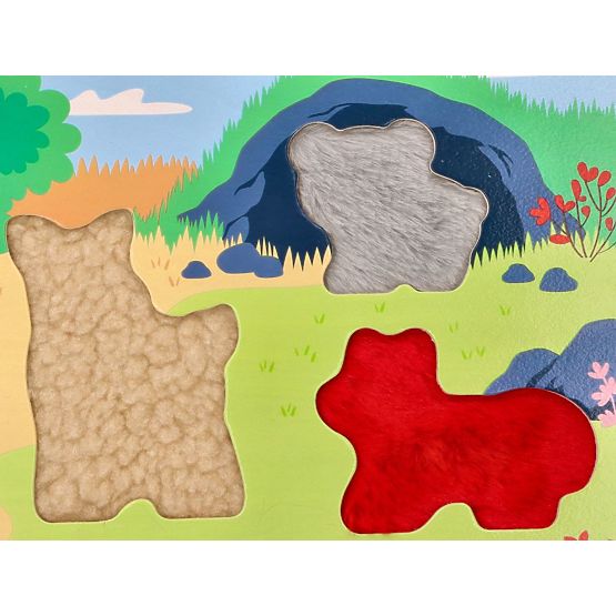 Puzzle tactile 3D Animaux de la forêt
