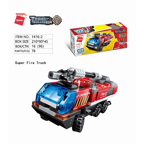 Qman Blazing Mars 1416 ensemble 6 en 1