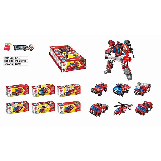 Qman Blazing Mars 1416 ensemble 6 en 1
