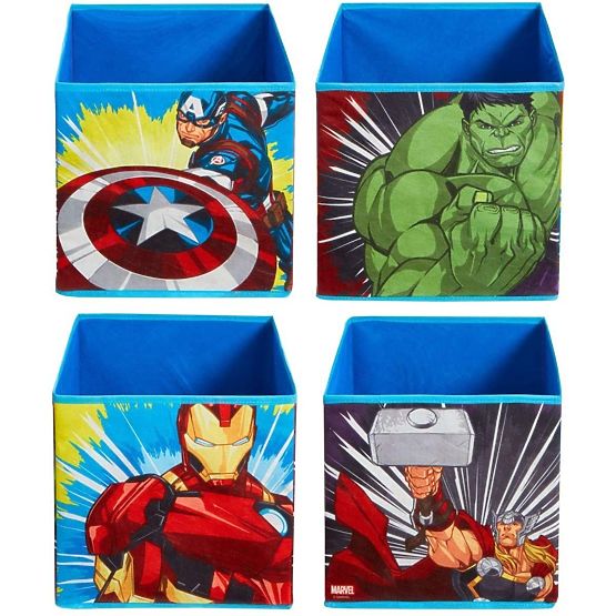 Quatre boîtes de rangement - Avengers