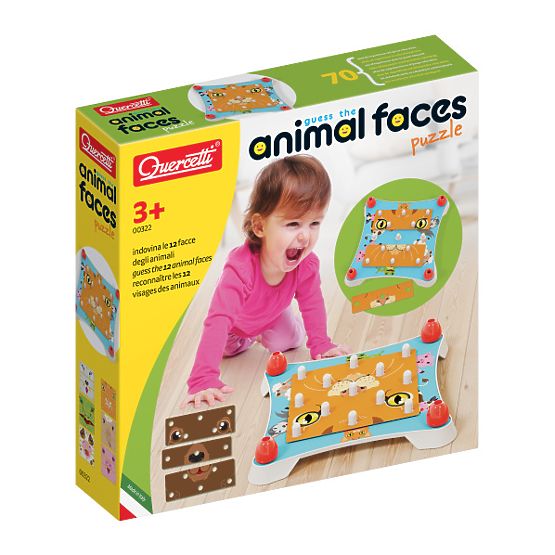 Quercetti Puzzle Visages d'Animaux