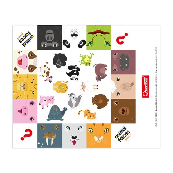Quercetti Puzzle Visages d'Animaux