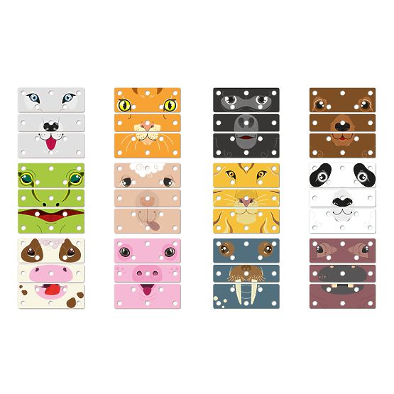 Quercetti Puzzle Visages d'Animaux