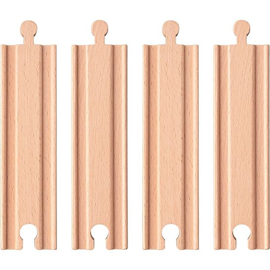 Rails moyens pour trains en bois