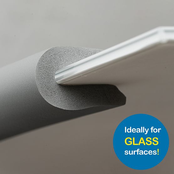 Ruban mousse SIPO pour surfaces vitrées, gris - 1 pièce