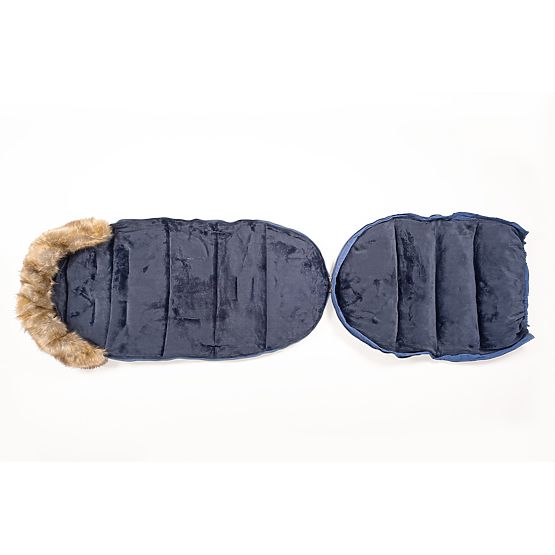 Sac de poussette d'hiver Mouse - bleu foncé