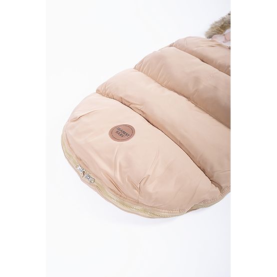 Sac de poussette d'hiver Souris - beige