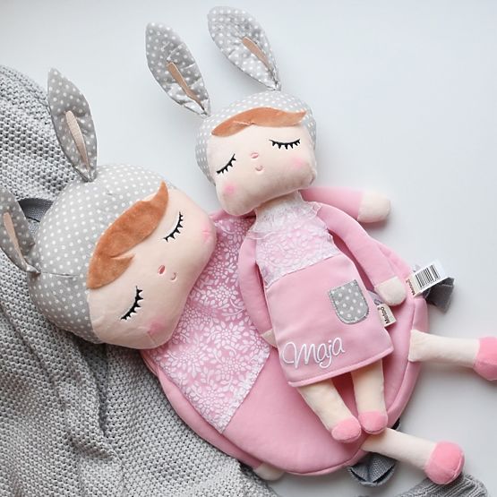 Sac à dos avec oreilles METOO - rose