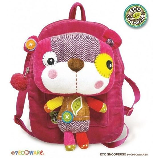 sac à dos EcoSnoopers Ours en peluche