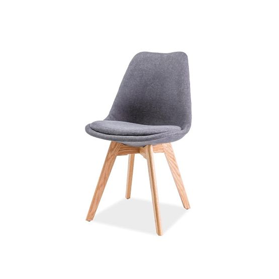 Salle à manger chaise DIOR hêtre/ foncé gris