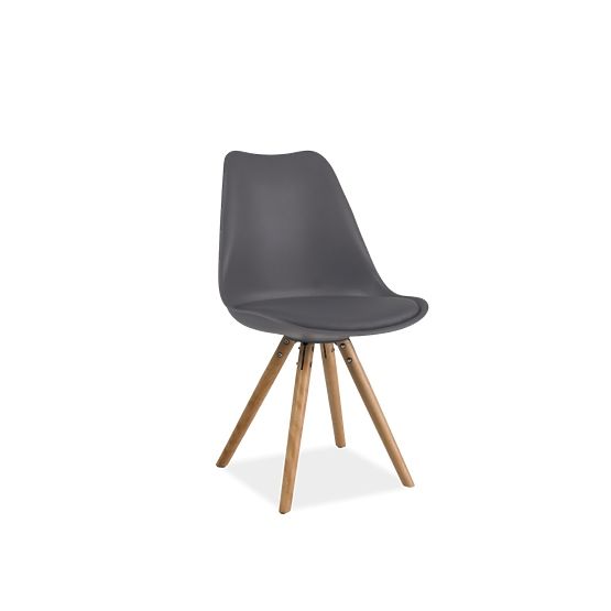 Salle à manger chaise ERIK hêtre/ gris