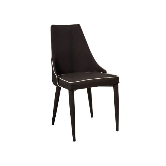 Salle à manger chaise SOREN black-ekokůže