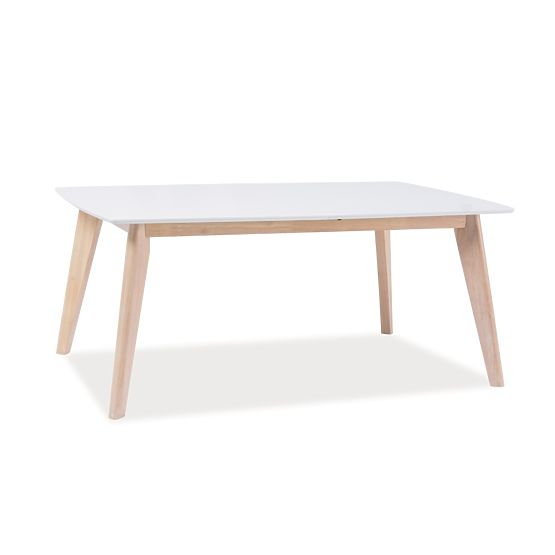 Salle à manger tableau COMBO blanc / chêne