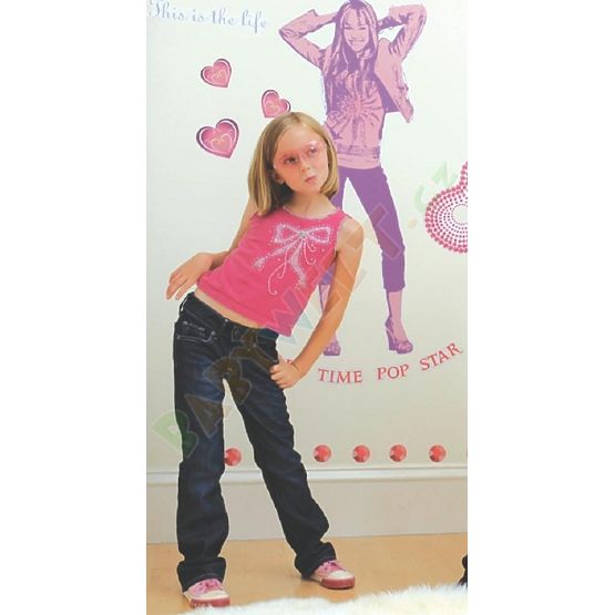 Samolepící dekorace  Hannah Montana