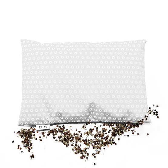 Sarrasin coussin ZOO gris