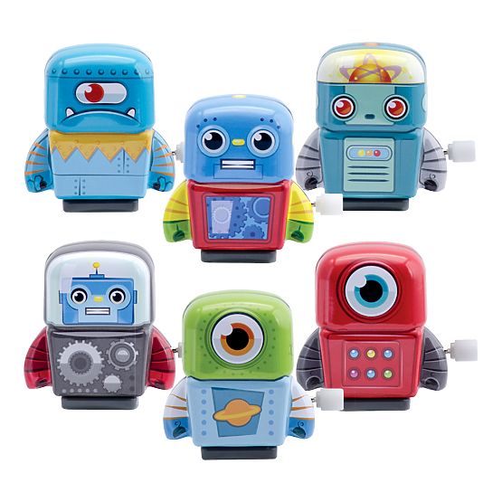 Schylling Mini Robots à remonter 1 pièce