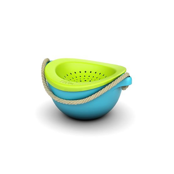 Seau avec passoire Turquoise