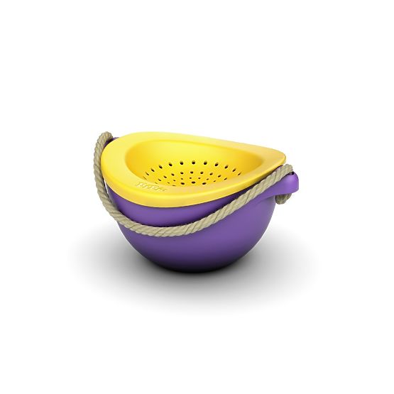 Seau avec passoire Violet Bi Bio