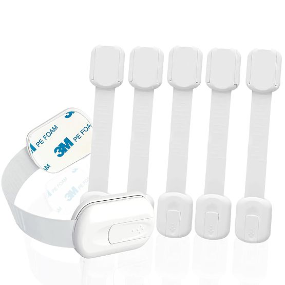 Serrure réglable multifonctionnelle SIPO pour armoires et tiroirs - 6 pcs