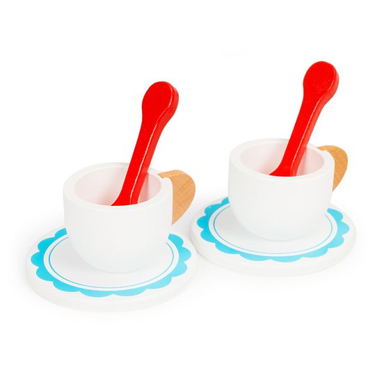 Service à dessert - gâteaux en bois