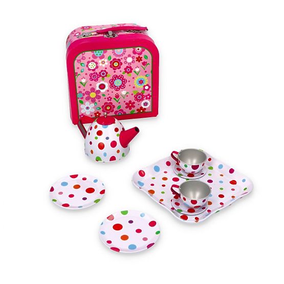 Service à thé rose