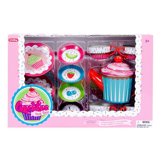 Service à thé Schylling décoré de muffins