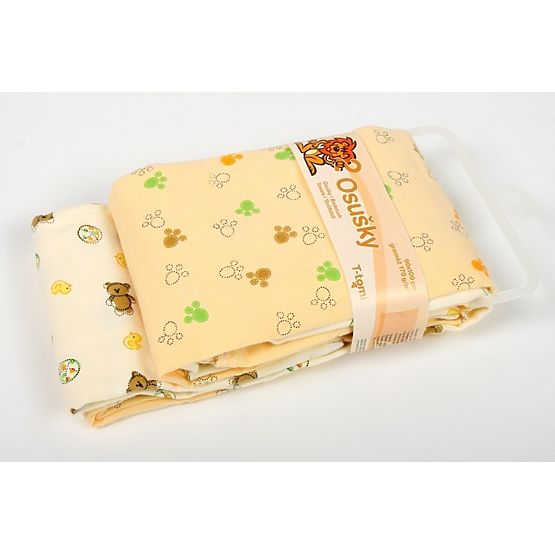 Serviettes de bain en tissu