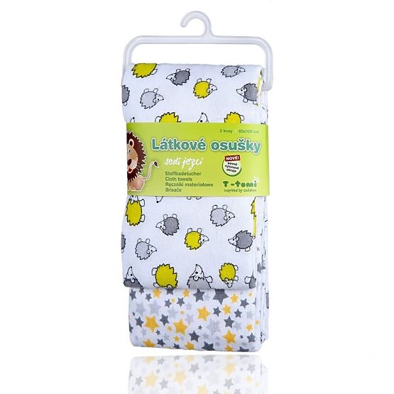 Serviettes de bain en tissu