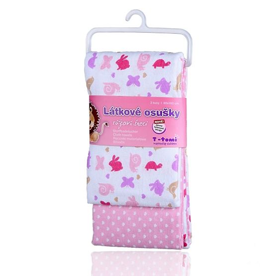 Serviettes de bain en tissu