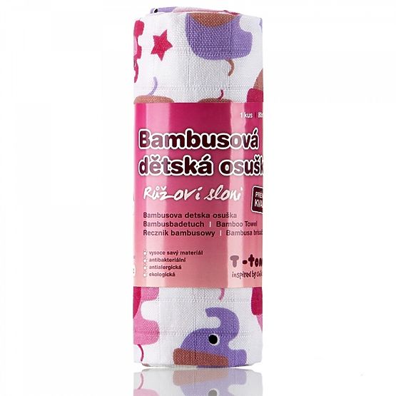 Serviettes de bain pour enfants en bambou avec imprimé